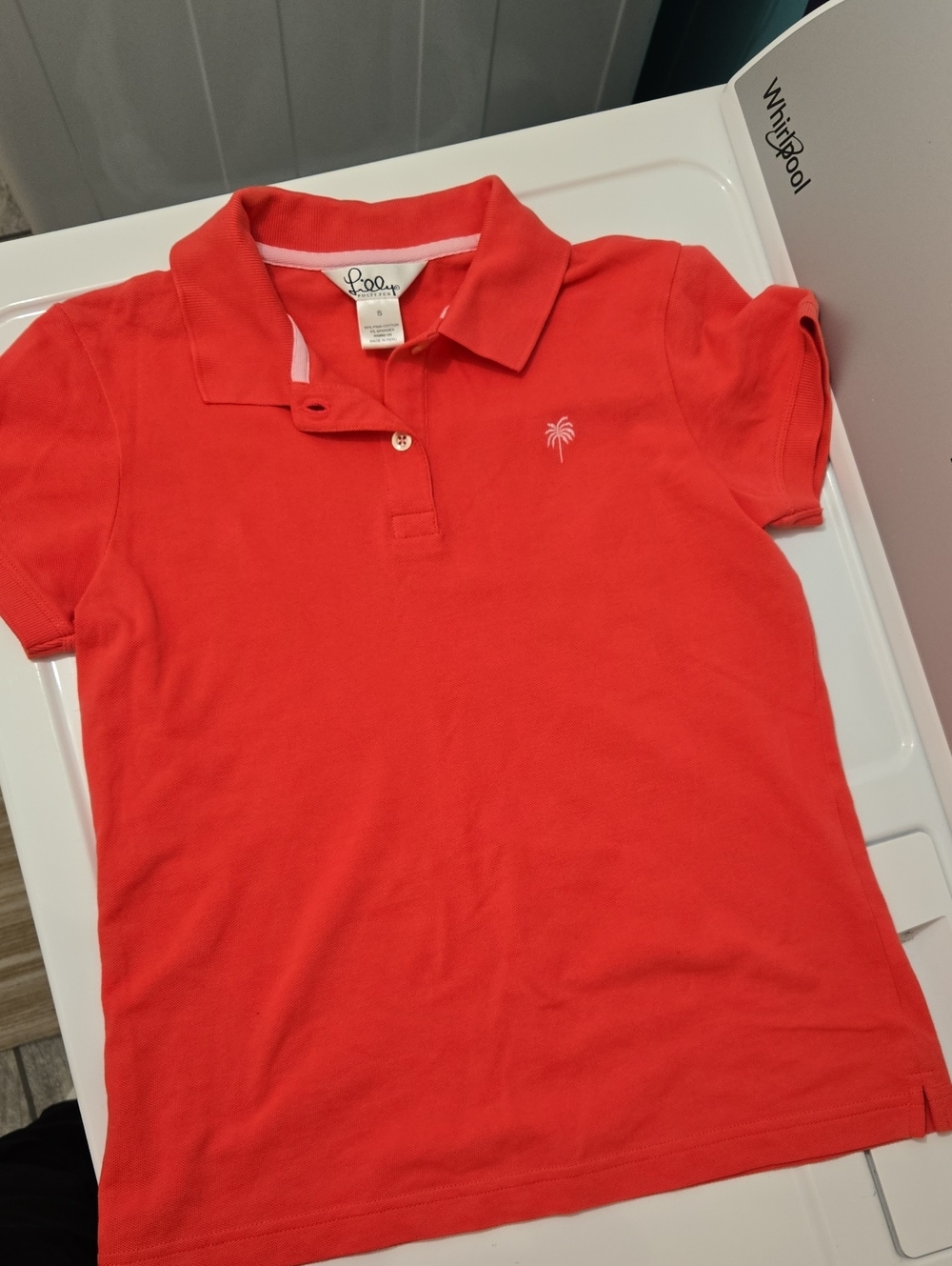 Lilly Pulitzer coral color Casual Top Sz S